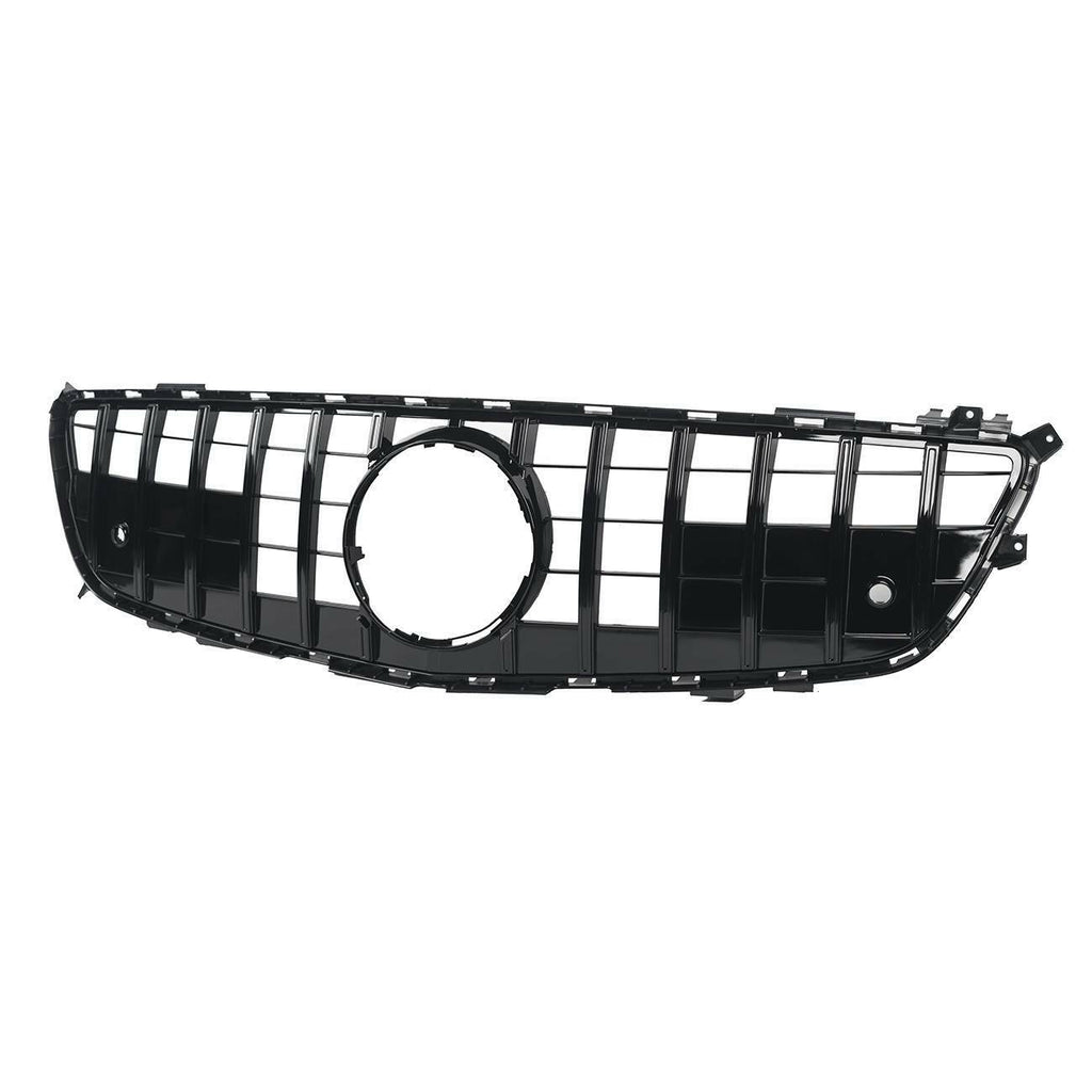 Autunik Black GT Style Front Grill Grille For Mercedes-Benz R231 SL Pre-facelift 2013-2016 w/o Camera