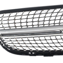 Charger l&#39;image dans la galerie, Autunik Diamond Style Front Bumper Grill Grille For Mercedes-Benz X253 GLC 2015-2019 Silver