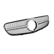 Cargar imagen en el visor de la galería, Autunik Diamond Style Front Bumper Grill Grille For Mercedes-Benz X253 GLC 2015-2019 Silver