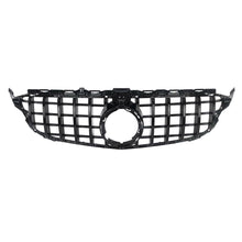 Load image into Gallery viewer, Autunik GT-R Front Grille Grill For Mercedes Benz W205 S205 C200 C350 C43 2019-2021 w/ Camera - All Black
