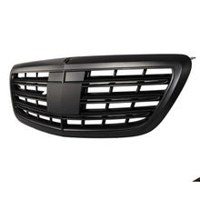 Cargar imagen en el visor de la galería, Autunik For 2014-2020 Mercedes S-Class W222 Sedan Matte Black Front Grille Bumper Grill w/ Night Vision Cutout