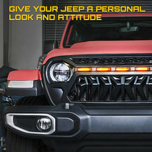 Load image into Gallery viewer, Autunik Front Bumper Grill Grille w/ Lights for Jeep Wrangler JL Gladiator JT 2019-2023
