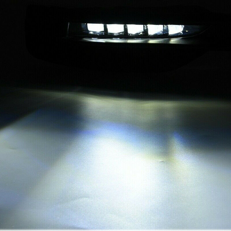 Autunik Fit 2016 2017 Honda Accord Sedan 4Dr Front Bumper LED Fog Light Lamp+Wiring Pair