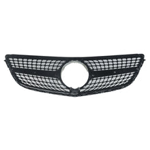 Load image into Gallery viewer, Autunik For 2014-2017 Mercedes-Benz W207 C207 Coupe Silver Diamond Front Grille Grill w/o Camera