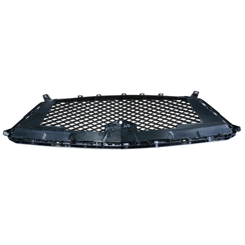 Black Chrome Front Upper Mesh Grille For 2020-2022 Cadillac XT5