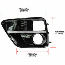 Cargar imagen en el visor de la galería, Autunik LED DRL Bumper Driving Fog Lights Lamps Bezels Fits 2015 2016 2017 Subaru WRX STI