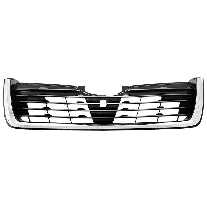 Autunik Front Upper Grille Grill Set w/Chrome Tirm for Subaru Forester  2019-2021