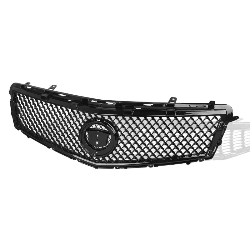 Honeycomb Black Front Bumper Grill Grille Mesh For Cadillac ATS 2013-2014