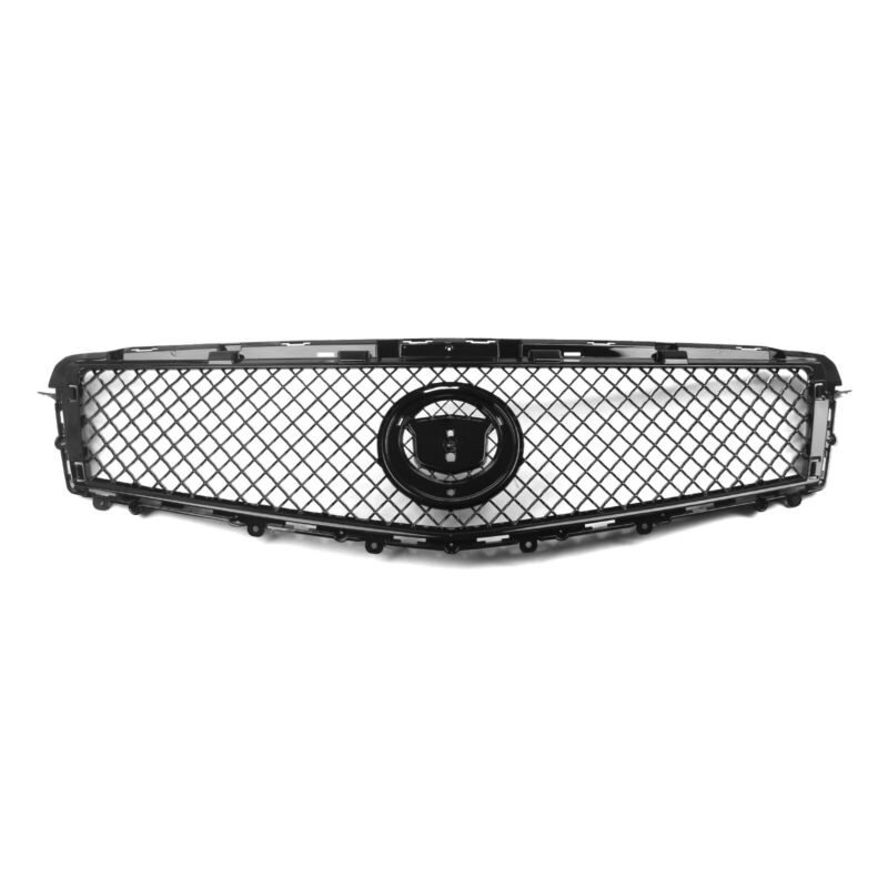 Honeycomb Black Front Bumper Grill Grille Mesh For Cadillac ATS 2013-2014