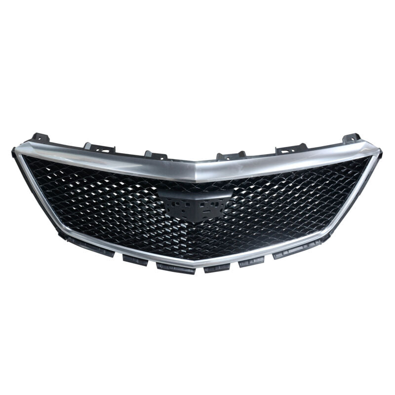 Black Chrome Front Upper Mesh Grille For 2020-2022 Cadillac XT5