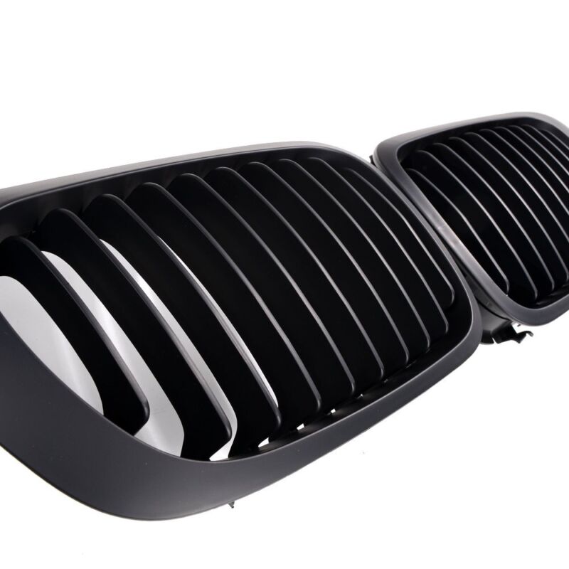 Matte Black Front Hood Grille For 1999-2002 BMW E46 Coupe