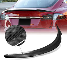 Cargar imagen en el visor de la galería, Autunik Real Carbon Fiber Rear Trunk Spoiler Wing for Tesla Model S 2012-2022