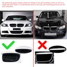 Load image into Gallery viewer, Gloss Black Front Kidney Grille For BMW E90 E91 Sedan 2009-2011 Facelift