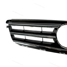 Charger l&#39;image dans la galerie, Autunik For 2008-2014 Mercedes C-Class W204 Front Grill Grille Bumper Radiator Chrome/Black