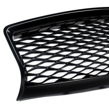 Cargar imagen en el visor de la galería, Autunik For 2014-2017 Inifniti Q50 Gloss Black Front Bumper Upper Grille Grill - No Parking Sensors &amp; Camera