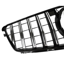 Cargar imagen en el visor de la galería, Chrome +Black GTR Style Front Grille Grill For 2008-2013 Mercedes Benz W204 C250 C300 C350
