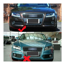 Cargar imagen en el visor de la galería, Autunik Front Fog Light Cover Mesh Lower Grille For 2008-2012 Audi A5 Standard Bumper