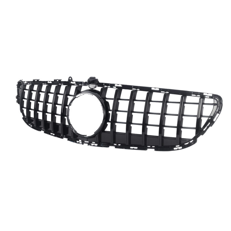 All Black Front Bumper GT Grille For Mercedes BENZ W218 CLS-CLASS 2015-2018