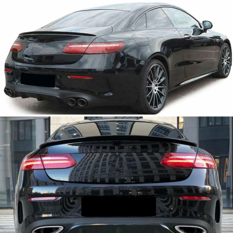 Autunik For 2017-2023 Mercedes E-Class C238 Coupe Gloss Black Trunk Spoiler Wing  AMG Style