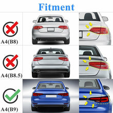 Cargar imagen en el visor de la galería, Real Carbon Fiber Trunk Lip Spoiler Wing fits Audi A4 B9 Sedan 2017-2022