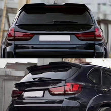 Cargar imagen en el visor de la galería, Autunik For 2014-2018 BMW X5 F15 Carbon Fiber Look Rear Window Roof Spoiler Oettinger Style