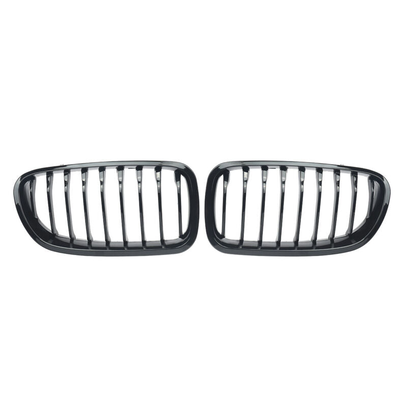 Gloss Black Front Kidney Grille Grill For BMW F10 F11 M5 2011-2016
