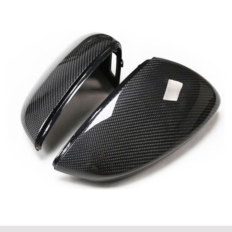 Real Carbon Fiber Mirror Cover Caps for Audi A3 S3 8Y 2022-2024 Replacement Housing