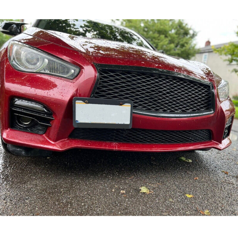 For Infiniti Q50 Sport 2014 2015 2016 2017 Front Bumper Lower Grille Black Grill