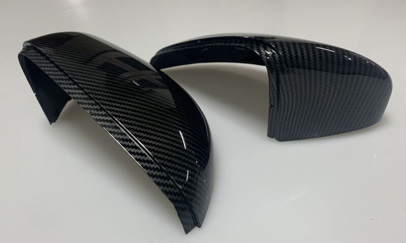 Carbon Fiber Look Side Mirror Cover Caps Replacement for  2010-2013 VW Golf GTI MK6 GTI TSI TDI