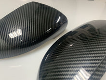 Charger l&#39;image dans la galerie, Carbon Fiber Look Side Mirror Cover Caps Replacement for  2010-2013 VW Golf GTI MK6 GTI TSI TDI