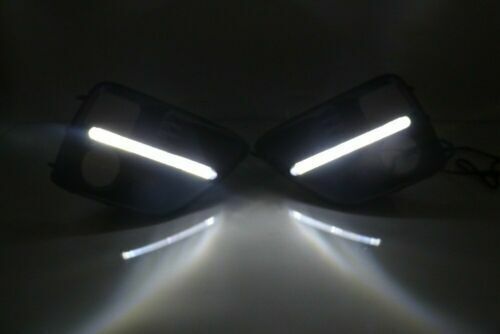 Autunik LED Turn signal Fog Lamp & Daytime Running Light DRL For 2015-2017 Subaru WRX STI