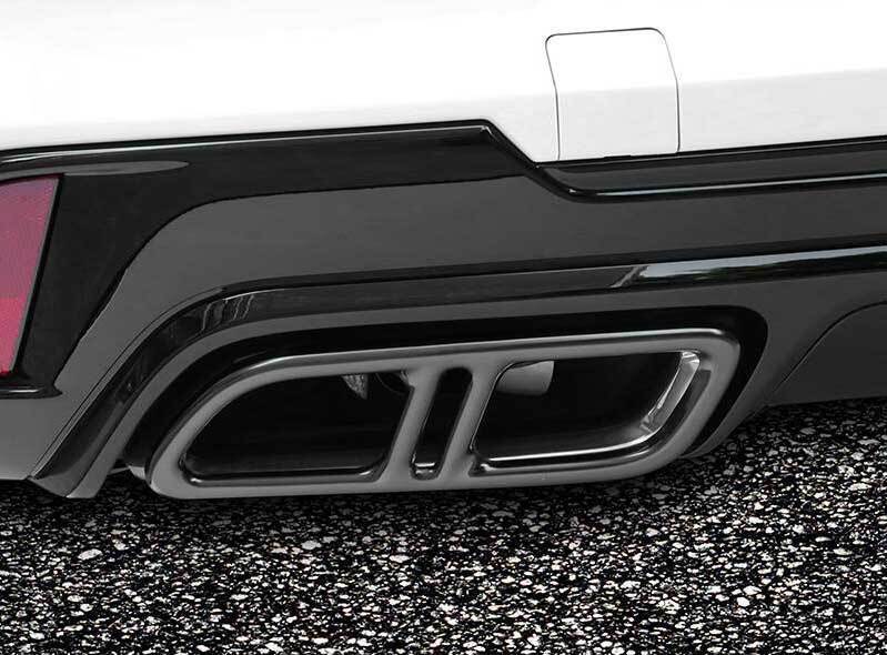 Gloss Black Exhaust Tips Tailpipe For Cadillac CT5 2020-2023