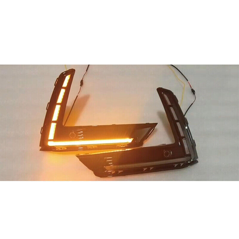 2PCS LED DRL Fog Lamp Daytime Running Light Turn Signal For Honda CR-V CRV 2023-2024