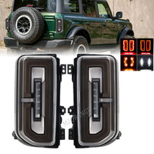 Load image into Gallery viewer, Autunik Smoke LED Tail Lights For 2021-2023 Ford Bronco Rear Brake Lamp Grey Lens
