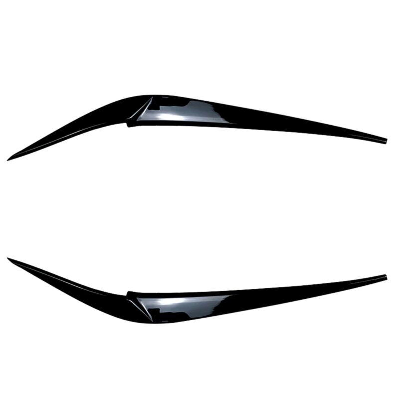 Carbon Black Headlight Eyelid Cover Trim For BMW X3 X4 G01 G02 2019-2022