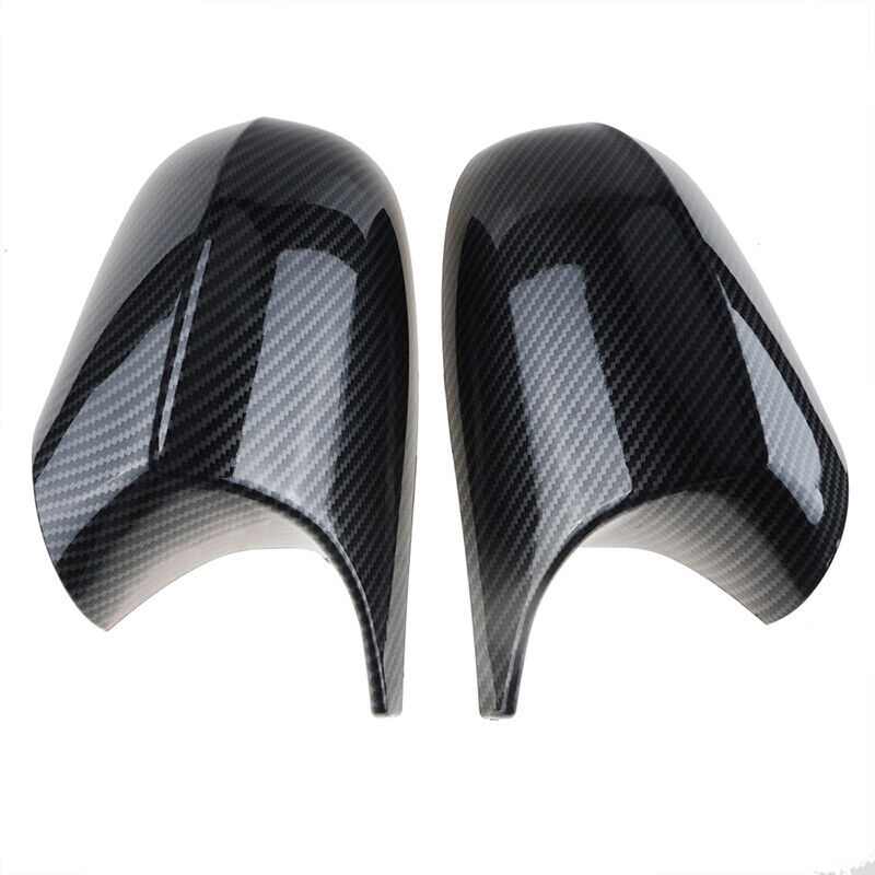 Carbon Fiber Look M3 Style Mirror Cover Caps For BMW E90 E92 LCI 328i 335i 2009-2011