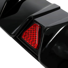 Load image into Gallery viewer, Autunik Glossy Black Rear Diffuser w/ LED Light fits Honda Civic Sedan 2022 2023