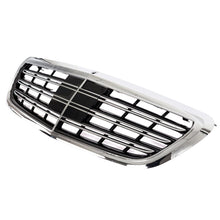 Charger l&#39;image dans la galerie, Silver Front Bumper Grille MayBach Style For Mercedes Benz S-Class W222 Sedan 2014-2020