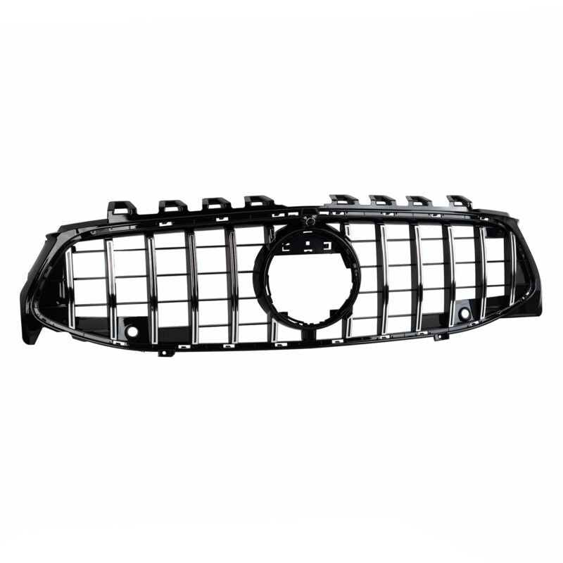 Silver GT Front Grille Grill for 2020-2023 Mercedes Benz CLA C118 W118