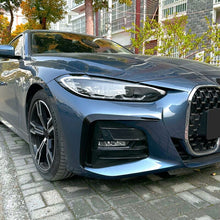 Cargar imagen en el visor de la galería, Gloss Black Front Bumper Side Air Vent Trim For BMW 4 Series G22 G23 G26 M Sport 2021-2023