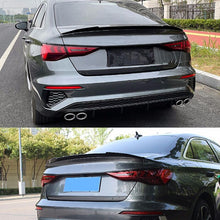 Charger l&#39;image dans la galerie, Glossy Black M4 Style Trunk Spoiler Wing For 2022-2024 AUDI A3 8Y S3 RS3 Sedan