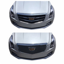 Laden Sie das Bild in den Galerie-Viewer, Overlay Chrome Front Bumper Grille for 15-19 Cadillac ATS