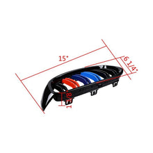 Cargar imagen en el visor de la galería, M-Color Front Hood Grille Gloss Black For BMW 4-Series F32 F33 F36 2014-2020