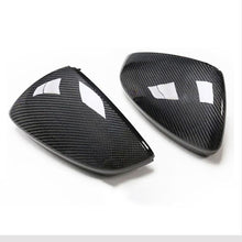 Cargar imagen en el visor de la galería, Real Carbon Fiber Mirror Cover Caps for Audi A3 S3 8Y 2022-2024 Replacement Housing
