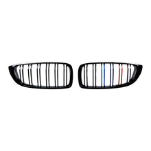 Charger l&#39;image dans la galerie, M-Color Front Hood Grille Gloss Black For BMW 4-Series F32 F33 F36 2014-2020