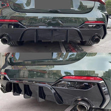 Load image into Gallery viewer, For 2020-2022 BMW 4 Series G22 G23 430i M440i M-Sport Gloss Black Rear Diffuser