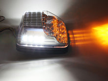 Cargar imagen en el visor de la galería, Autunik Clear Lens Amber LED Turn Signal Lamps w/ White LED For Mercedes W463 G-Class G500 G550 G55 G63 AMG 1990-2018