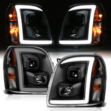 Load image into Gallery viewer, Black LED Projector Headlights For 2007-2014 GMC Yukon XL Denali