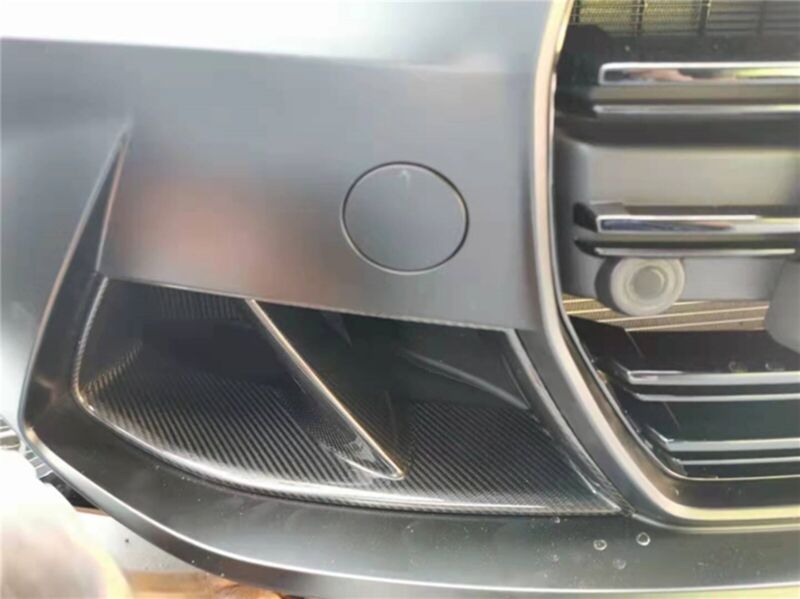 Carbon Fiber Front Bumper Air Vent Grille Cover For BMW G80 M3 G82 G83 M4 2021-2023