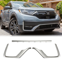 Cargar imagen en el visor de la galería, Silver Fromt Bumper Lower Grille Trim Molding 3PCS For 2020-2022 Honda CRV CR-V